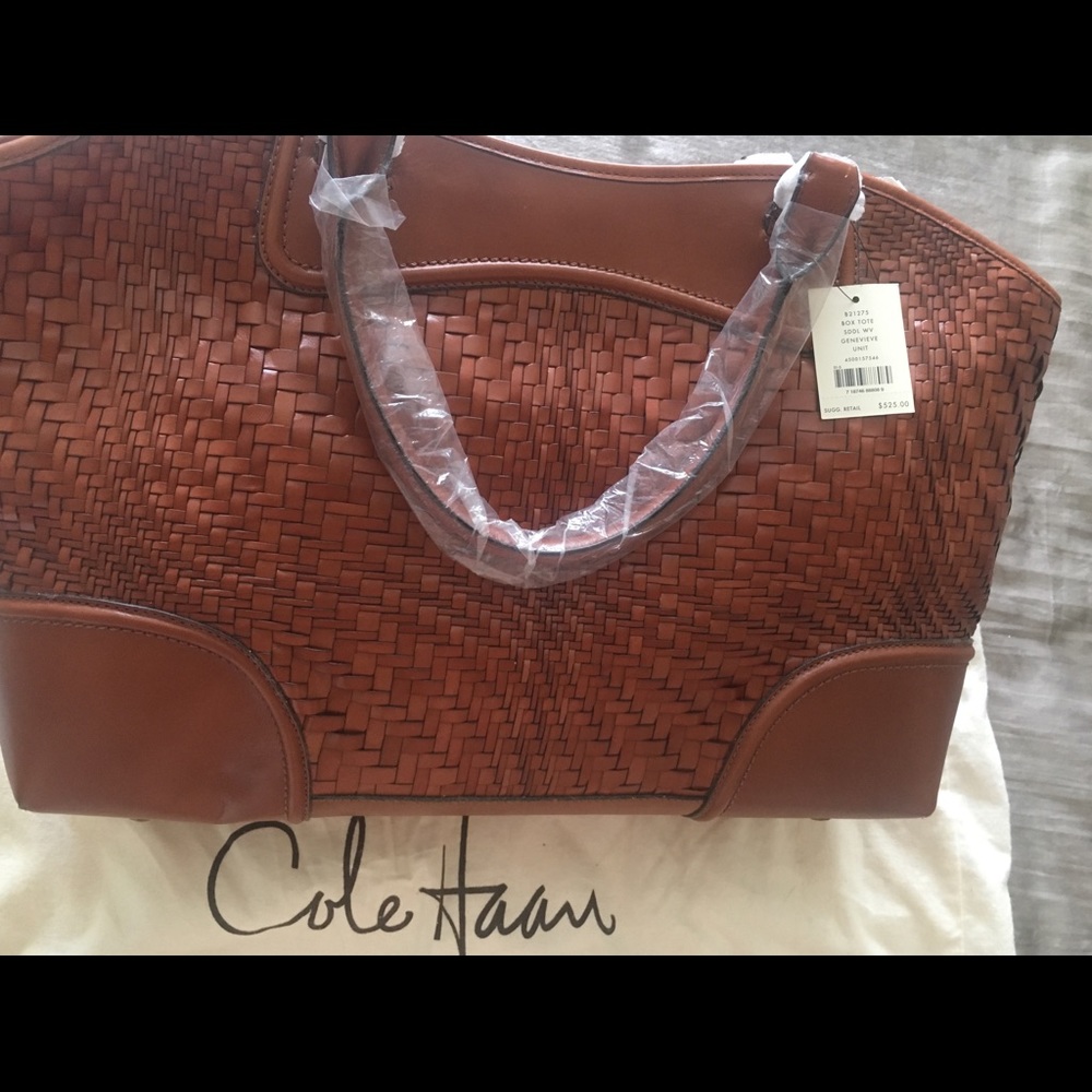 Cole Haan Genevieve Leather Tote